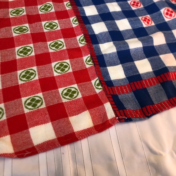 Handmade Colourful Checkered Fabric Tablecloth - Picture 7 of 15